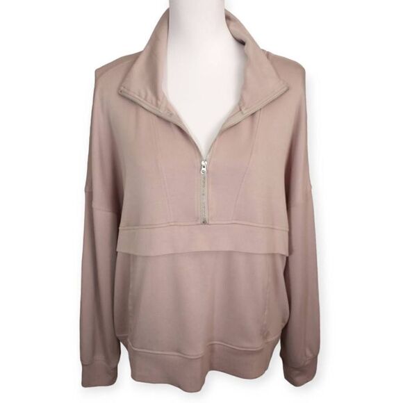 DANSKIN TAUPE PULLOVER SZ. L NWOT - Picture 4 of 10